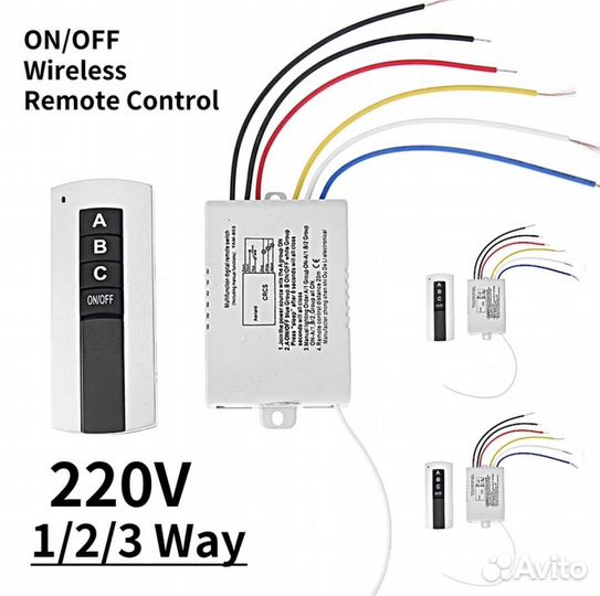 Пульт дистанционного управления 220v 433мг