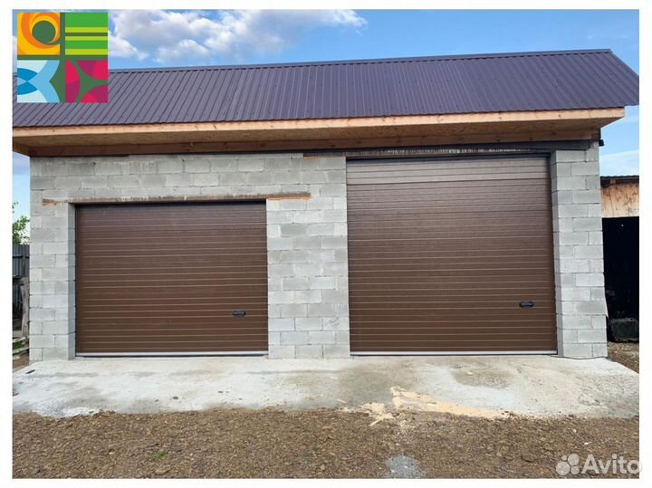 Секционные ворота для гаража alutech