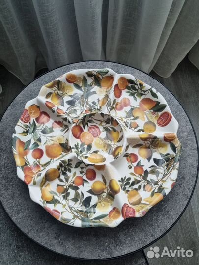 Менажница фарфор