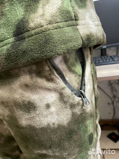 Костюм горка на флисе мох