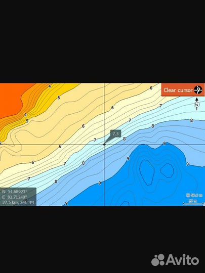 Карты глубин овх,Обь на эхолот Lowrance