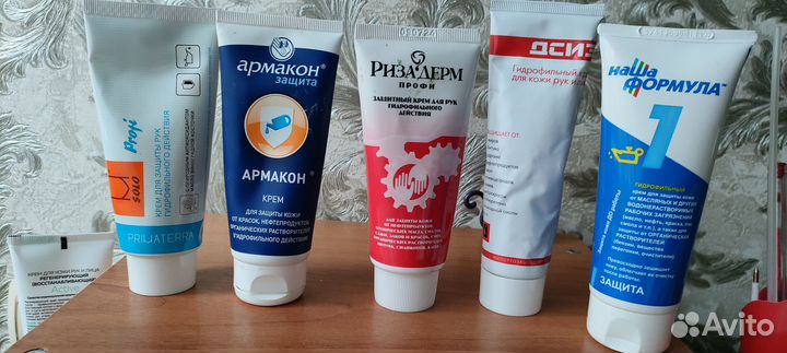 Биозащита (крем для защиты ) и Скрабы для пяток