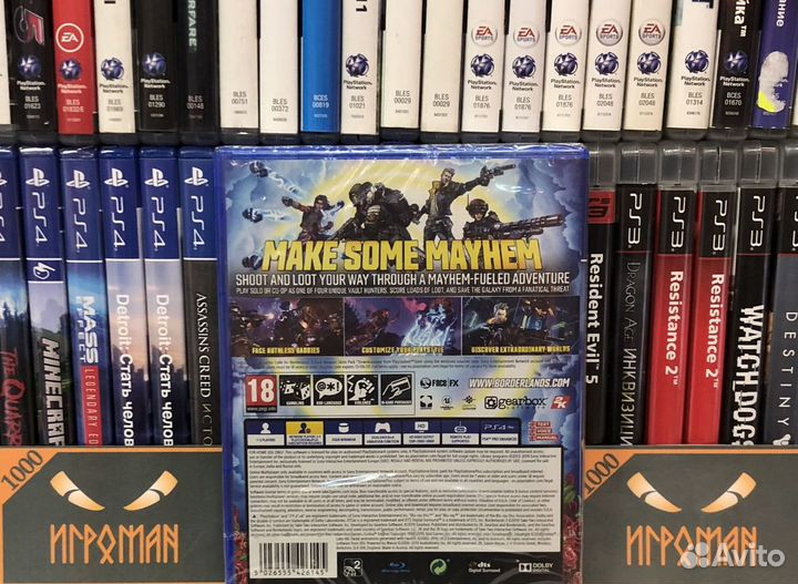 Игры PS4 Borderlands 3