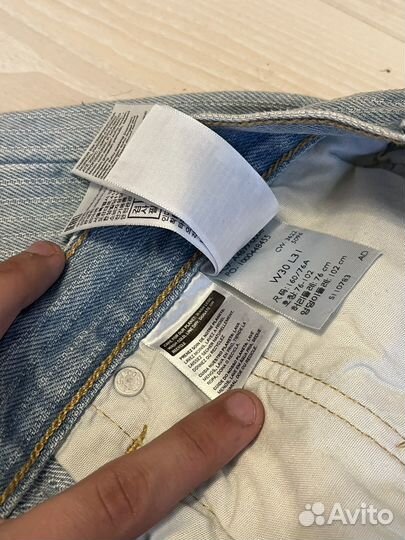 Джинсы levis 501 оригинал новые