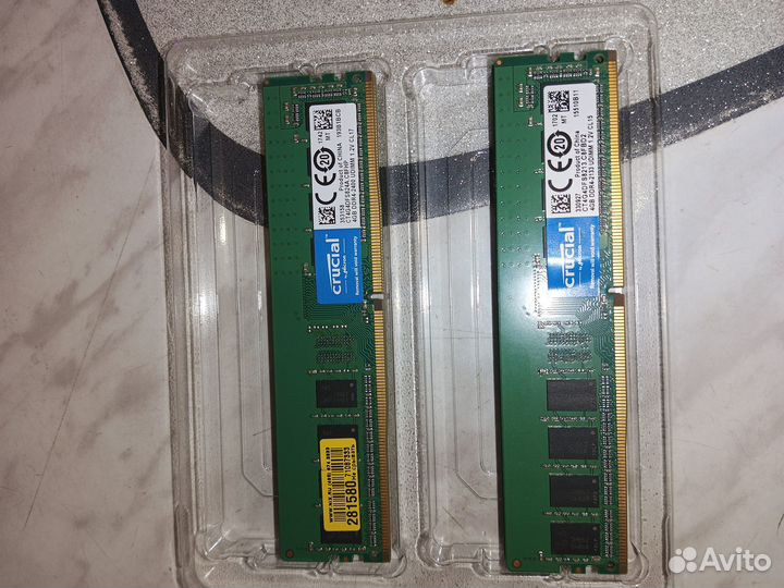 Продам планки Оперативной памяти DDR4 по 4Гб