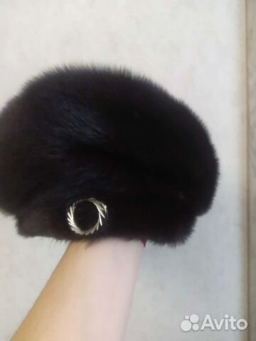 Берет женский норковый