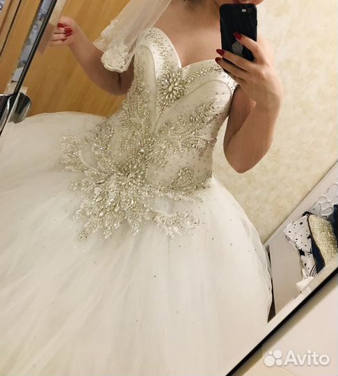 Свадебное платье 42-44
