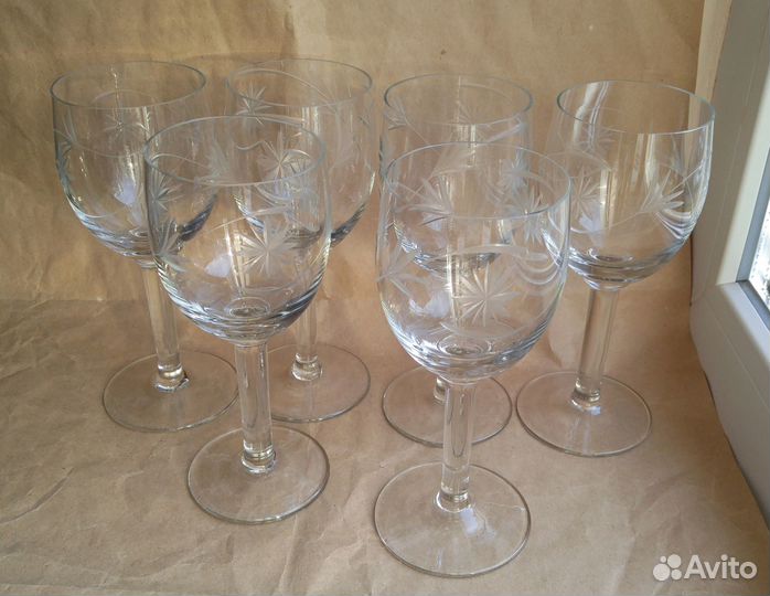 6 бокалов СССР