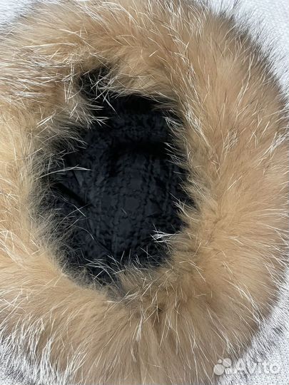 Женская шапка меховая лиса