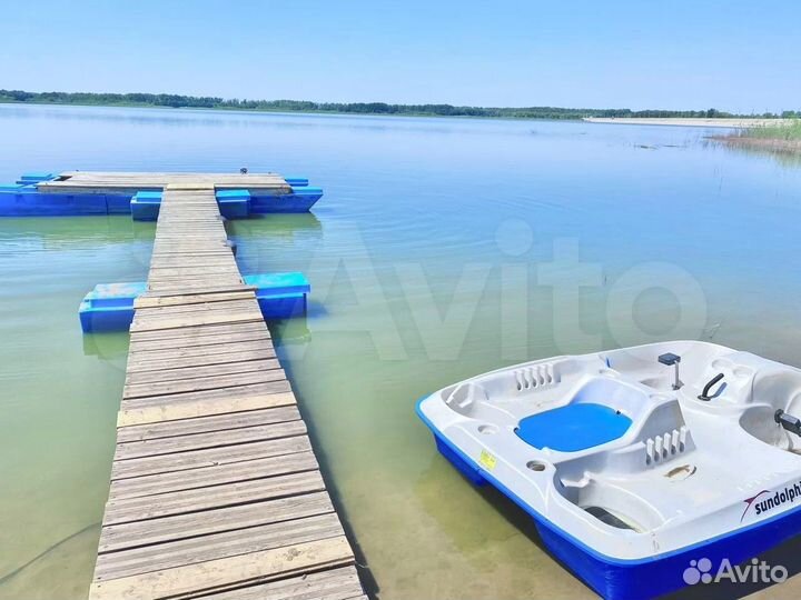 База отдыха на берегу Димитровского водохранилища