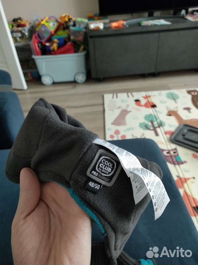 Новая шапка и снуд демисезонные на флисе