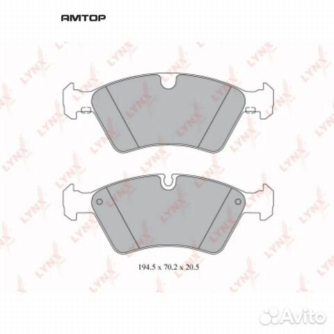 Lynxauto BD-5330 Колодки тормозные дисковые lynxau