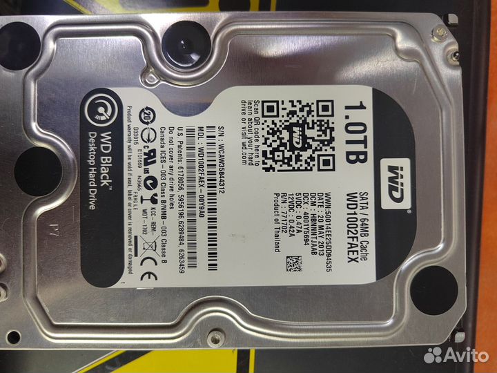 Жесткий диск Western Digital 1 тб WD1002faex