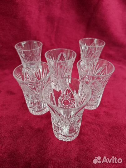 Рюмки стопки хрустальные