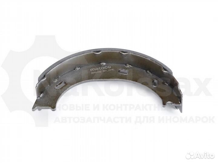 Колодки ручного тормоза к-кт Metaco 3030-030