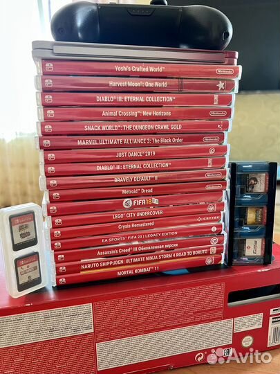 Игры для nintendo switch / mario /чехол