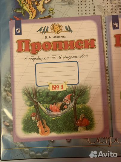 Прописи 1 класс Илюхина.математика Гейдман