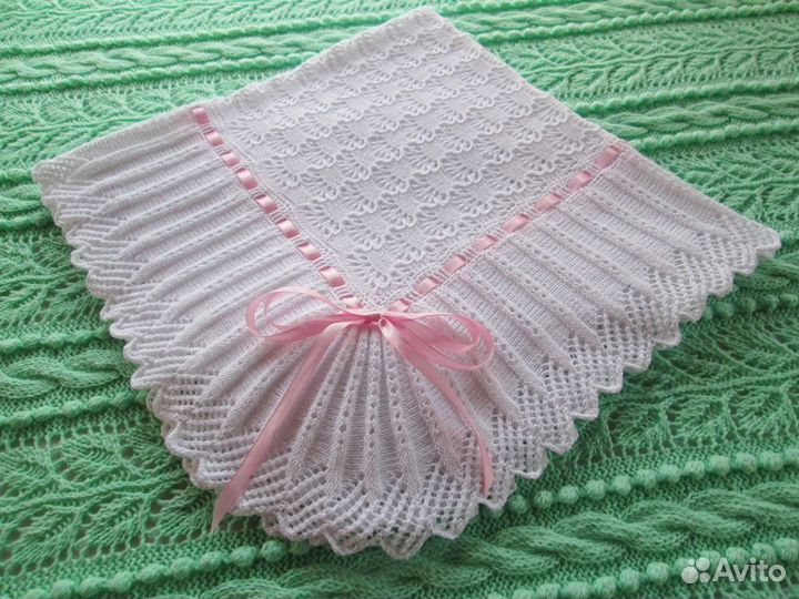 Плед на выписку из роддома и крещение (новый)