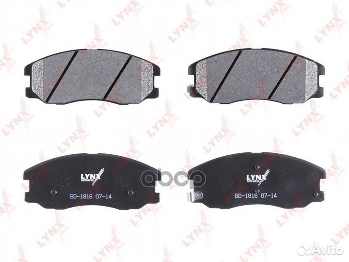 BD-1816 колодки дисковые передн. Chevrolet Cap