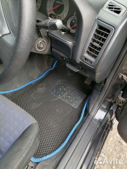 Ева коврики 3D EVA эва с бортами на Nissan Skyline