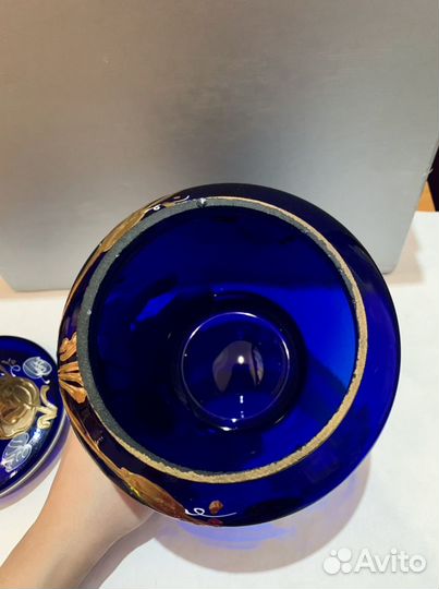 Ваза, Конфетница из чешского стекла