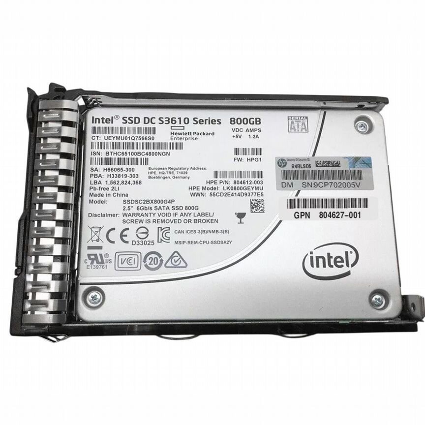 [LK0800GEYMU] Жесткий Диск Hpe Lk0800geymu 800gb SATA3 2.5"