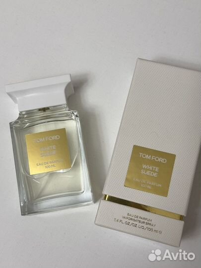 Tom Ford white suede остаток 90мл
