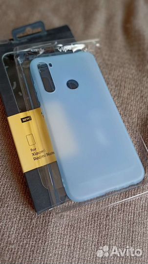 Чехол силиконовый на xiaomi redmi note 8
