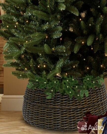 Корзина плетеная из ротанга