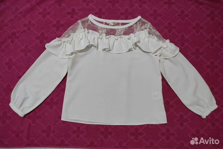 Блузка для девочки 128 см