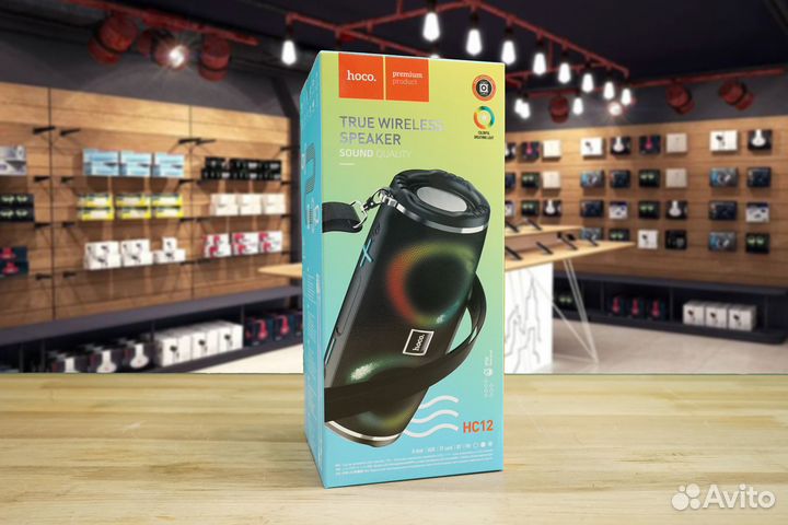 Портативная колонка Hoco HC12 TWS, Black
