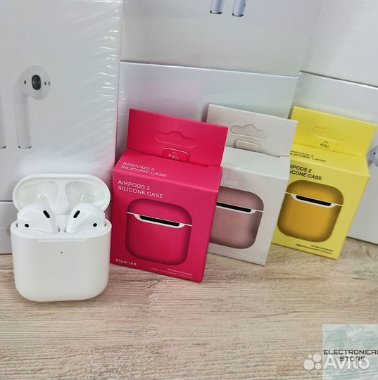 Наушники Apple Airpods 2 v.1 с Подарком