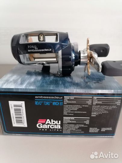 Мульт катушка ABU garcia revo Toro Winch 61