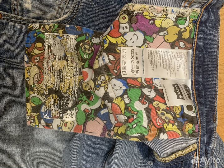 Джинсы Levis 501 Super Mario