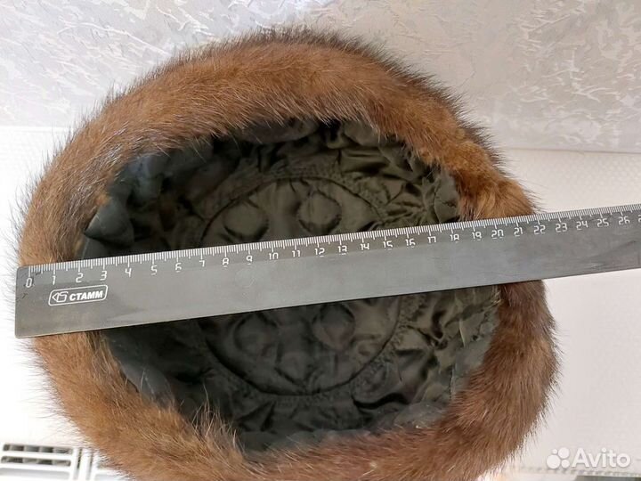 Шапка норковая женская