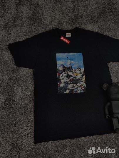 Футболка supreme trash tee черная