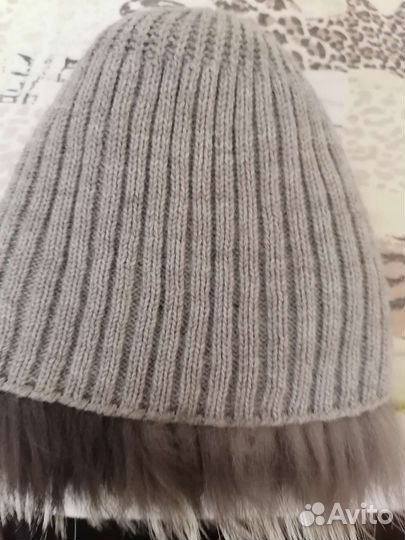 Шапка из чернобурки женская