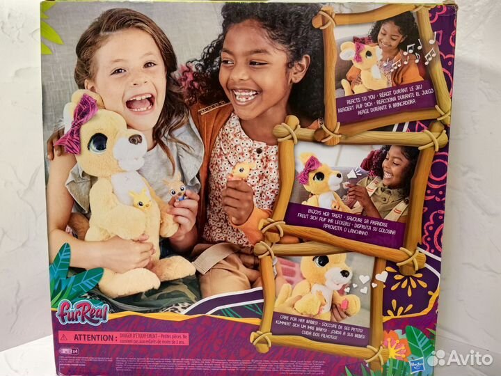 Furreal friends Кенгуру Джози и ее малыши новая
