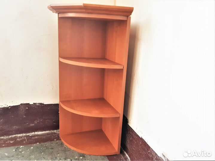 Угловая настенная полка, карниз съёмный