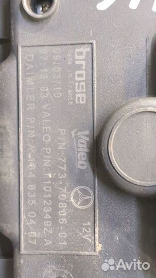 Двигатель отопителя Mercedes R W251 2005, 2010