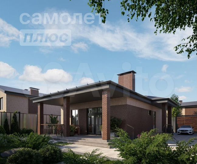 Дом 136 м² на участке 5 сот.