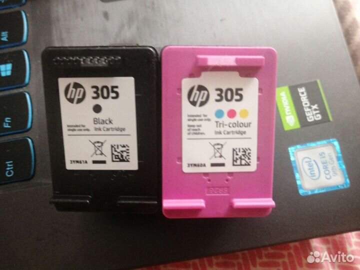 Картридж hp 305 пустые