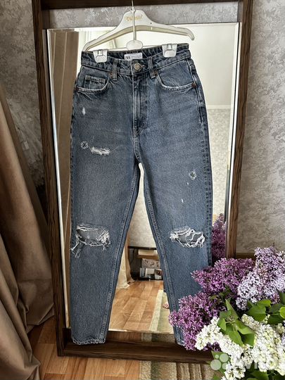 Джинсы zara 34