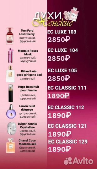 Парфюм, духи