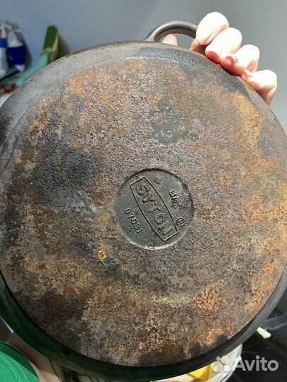 Чугунная сковорода гриль