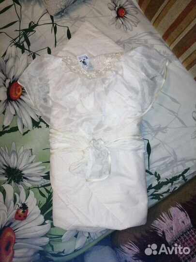 Конверт одеяло на выписку весна осень