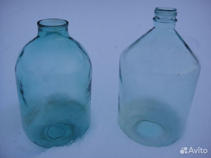 Бутыль или банка стеклянная 10 литров с крышкой