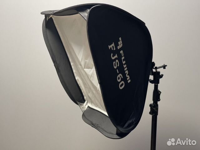 Софтбокс fujimi FJS-60, штатив, сумка, LED yn-300