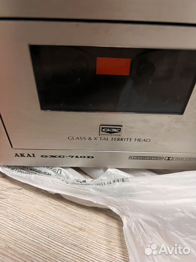 Касетная дека akai 710 d