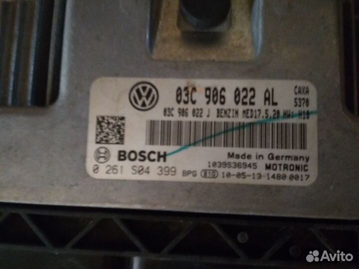 VW Jetta 5 эбу двигателя 1.4TSI